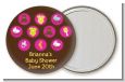 Baby Icons Pink - Personalized Baby Shower Pocket Mirror Favors thumbnail