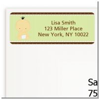 Baby Neutral Asian - Baby Shower Return Address Labels