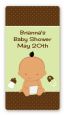 Baby Neutral Hispanic - Custom Rectangle Baby Shower Sticker/Labels thumbnail