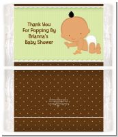 Baby Neutral Hispanic - Personalized Popcorn Wrapper Baby Shower Favors