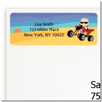 Baby On A Quad - Baby Shower Return Address Labels