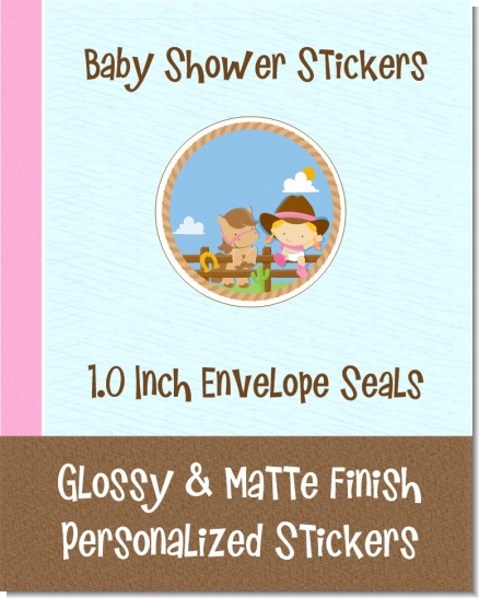 Baby Shower Envelope Seals