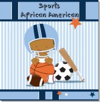 Sports Baby African American Baby Shower Theme