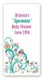 Baby Sprinkle - Custom Rectangle Baby Shower Sticker/Labels thumbnail
