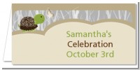 Baby Turtle Neutral - Personalized Baby Shower Place Cards