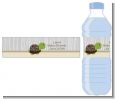 Baby Turtle Neutral - Personalized Baby Shower Water Bottle Labels thumbnail