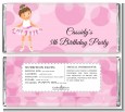 Ballerina - Personalized Birthday Party Candy Bar Wrappers thumbnail