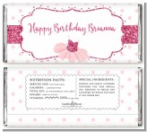 Ballerina - Personalized Birthday Party Candy Bar Wrappers