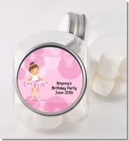 Ballet Dancer - Personalized Birthday Party Candy Jar