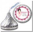 Ballerina - Hershey Kiss Birthday Party Sticker Labels thumbnail