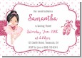 Ballerina - Birthday Party Invitations thumbnail