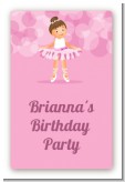 Ballet Dancer - Custom Large Rectangle Birthday Party Sticker/Labels