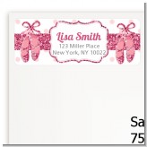 Ballerina - Birthday Party Return Address Labels