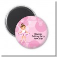 Ballet Dancer - Personalized Birthday Party Magnet Favors thumbnail