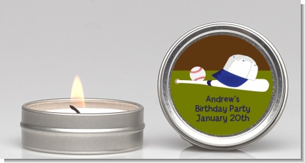 Baseball - Birthday Party Candle Favors
