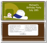 Baseball - Personalized Birthday Party Candy Bar Wrappers