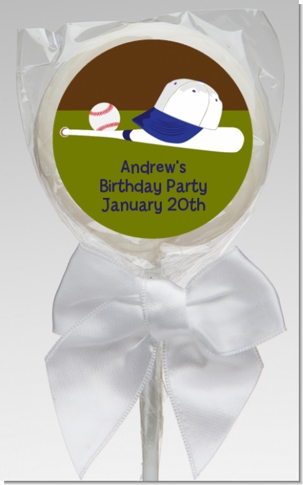 Baseball - Personalized Birthday Party Lollipop Favors