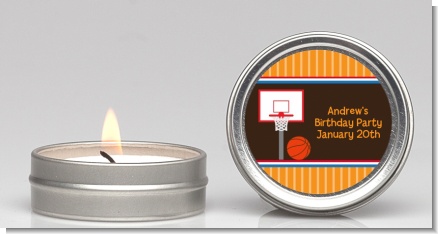 Basketball - Birthday Party Candle Favors