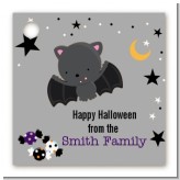 Bat - Personalized Halloween Card Stock Favor Tags