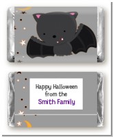 Bat - Personalized Halloween Mini Candy Bar Wrappers