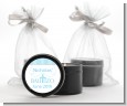 Bautizo Cross Blue - Baptism / Christening Black Candle Tin Favors thumbnail