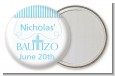 Bautizo Cross Blue - Personalized Baptism / Christening Pocket Mirror Favors thumbnail