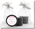 Bautizo Cross Pink - Baptism / Christening Black Candle Tin Favors thumbnail