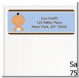 Baby Boy Hispanic - Baby Shower Return Address Labels thumbnail