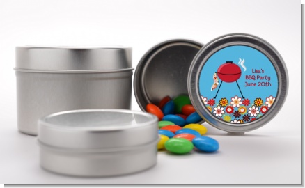 BBQ Grill - Custom Birthday Party Favor Tins