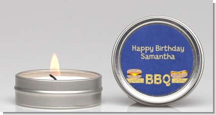 BBQ Hotdogs and Hamburgers - Birthday Party Candle Favors