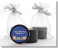 BBQ Hotdogs and Hamburgers - Birthday Party Black Candle Tin Favors thumbnail