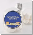 BBQ Hotdogs and Hamburgers - Personalized Birthday Party Candy Jar thumbnail