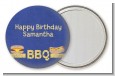 BBQ Hotdogs and Hamburgers - Personalized Birthday Party Pocket Mirror Favors thumbnail