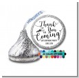 Thank You For Coming - Hershey Kiss Birthday Party Sticker Labels thumbnail