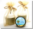 Beach Baby African American Boy - Baby Shower Gold Tin Candle Favors thumbnail