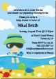 Beach Baby Asian Boy - Baby Shower Invitations thumbnail