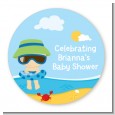Beach Baby Boy - Personalized Baby Shower Table Confetti thumbnail