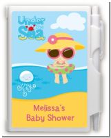 Beach Baby Girl - Baby Shower Personalized Notebook Favor