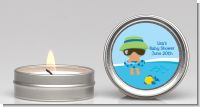 Beach Baby Hispanic Boy - Baby Shower Candle Favors