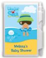 Beach Baby Hispanic Boy - Baby Shower Personalized Notebook Favor thumbnail