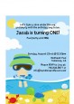 Beach Boy - Birthday Party Petite Invitations thumbnail