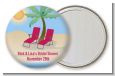 Beach Chairs - Personalized Bridal Shower Pocket Mirror Favors thumbnail