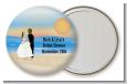 Beach Couple - Personalized Bridal Shower Pocket Mirror Favors thumbnail