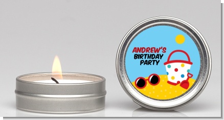 Beach Toys - Birthday Party Candle Favors