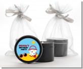 Beach Toys - Birthday Party Black Candle Tin Favors