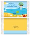 Beach Baby Asian Boy - Personalized Popcorn Wrapper Baby Shower Favors thumbnail