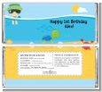 Beach Boy - Personalized Birthday Party Candy Bar Wrappers thumbnail