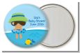 Beach Baby Hispanic Boy - Personalized Baby Shower Pocket Mirror Favors thumbnail