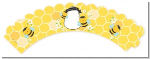 Mommy To Bee - Baby Shower Cupcake Wrappers