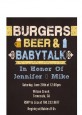 Beer and Baby Talk - Baby Shower Petite Invitations thumbnail